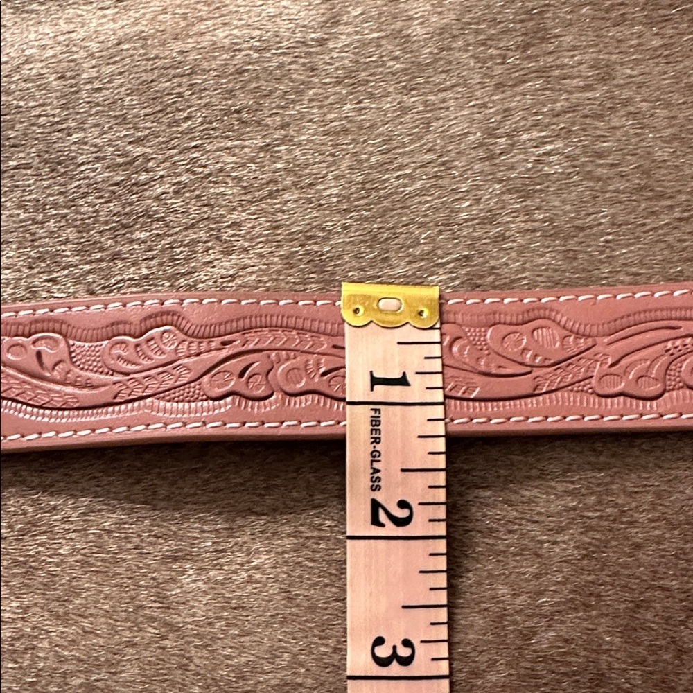 Nocona girl’s leather belt with buckle - Picture 7 of 7
